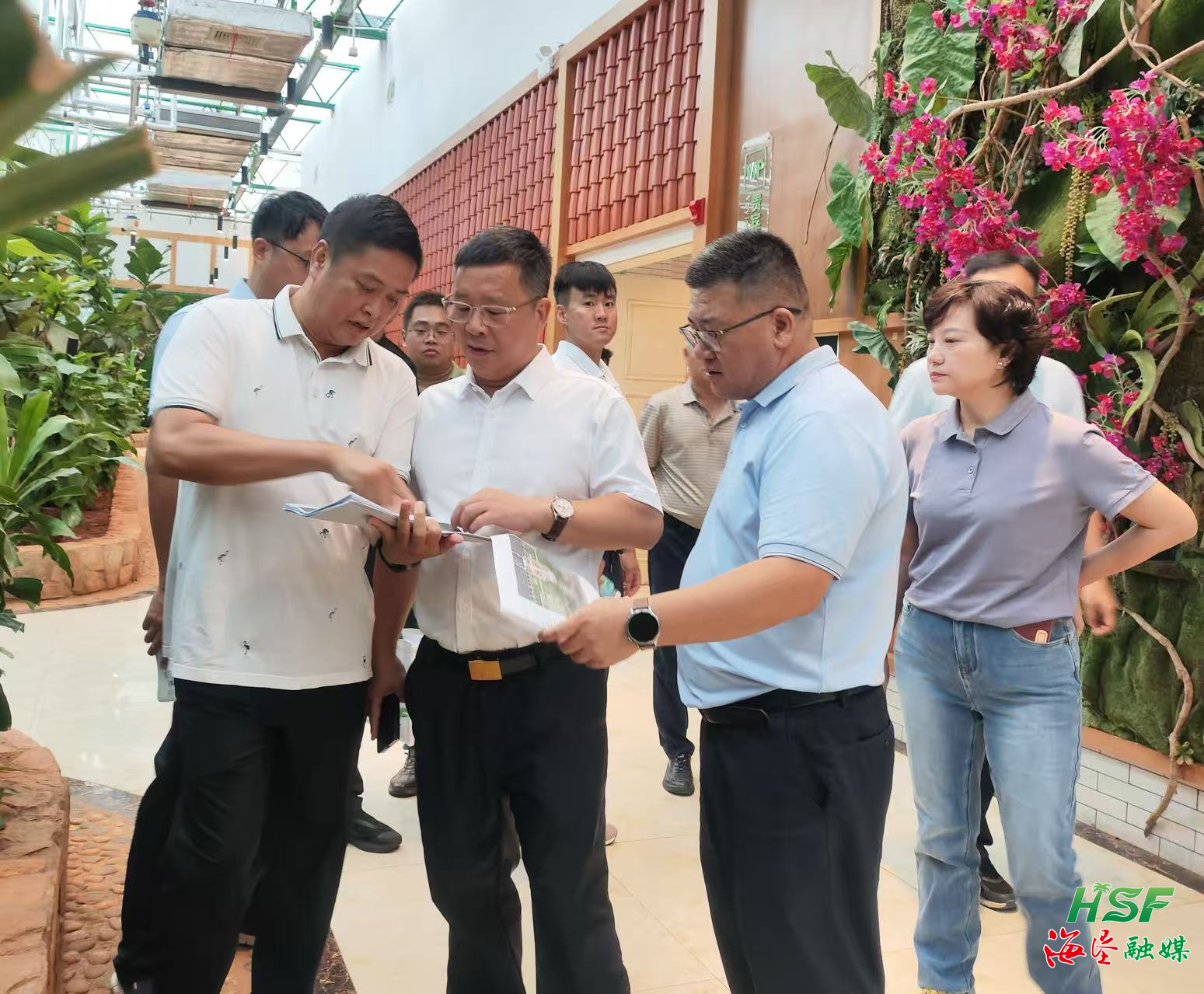 包洪文到桂林洋國家熱帶農業公園調研 加快推進園區提升改造工作